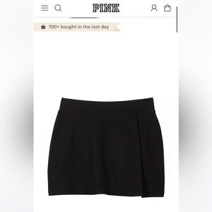 VS Pink “BLACK” Skort; New in Package, size Small